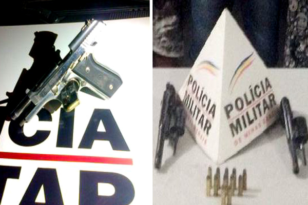 Mais armas de fogo são apreendidas em Contagem