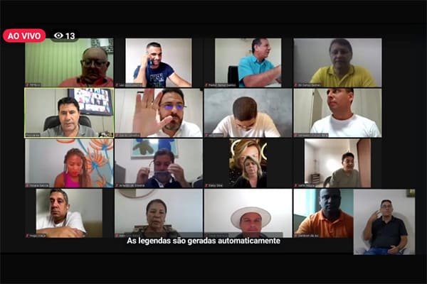 Reuniões plenárias acontecem online até após Carnaval