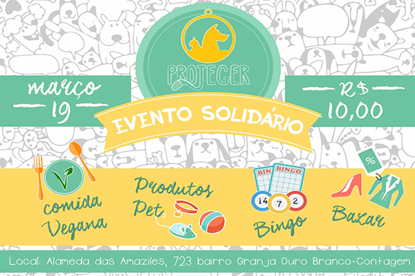 ONG Proteger realiza evento beneficente em prol de cães e gatos