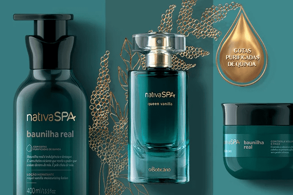 Nativa SPA Baunilha Real com perfumaria fina