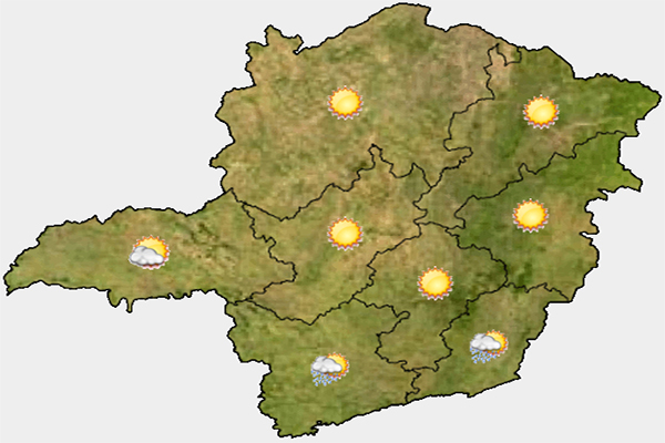 Meteorologia prevê trégua no calor, em Contagem