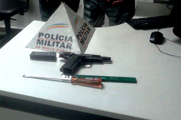 Três armas são apreendidas em três ocorrências policiais