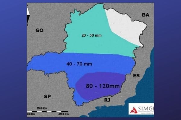 Defesa Civil estadual alerta para grandes volumes de chuva 