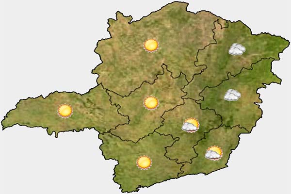 RMBH tem céu claro nesta terça-feira