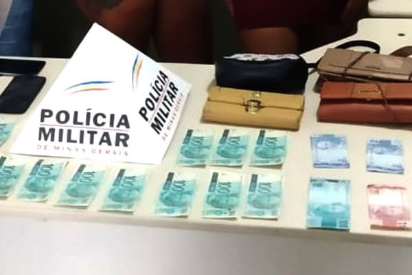 Dinheiro falso, produtos roubados, cinco suspeitos detidos