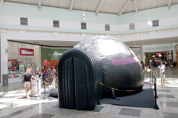 Planetário itinerante é nova atração do Big Shopping