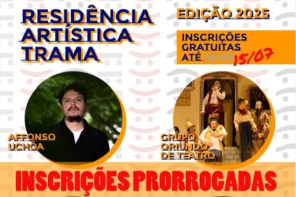 Inscrições para Residência Artística do Grupo Trama de Teatro