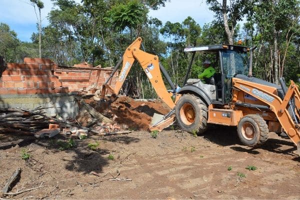 Loteamento irregular é desmanchado na APA Vargem das Flores