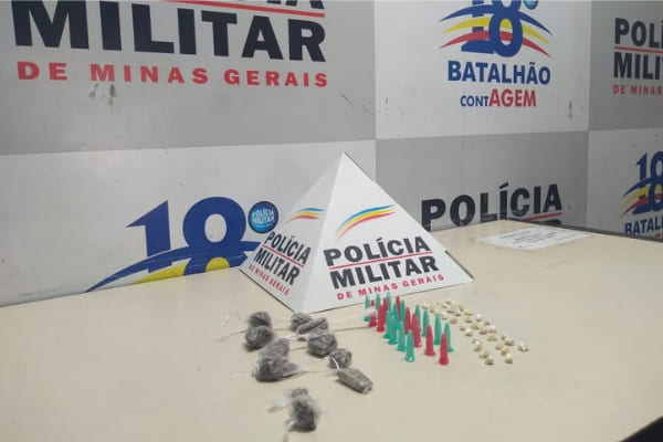 Polícia apreende drogas e recupera objetos roubados em Contagem