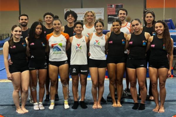 Atletas de Contagem disputam Pan-Americano de Ginástica de Trampolim
