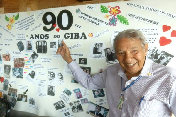 Giba faz 90 anos com saúde e energia