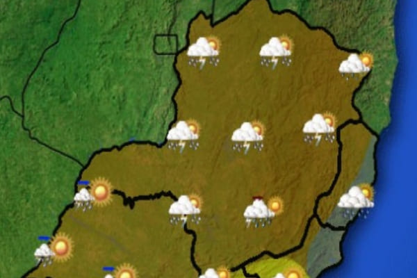 Tempo deve continuar chuvoso em Contagem até sábado