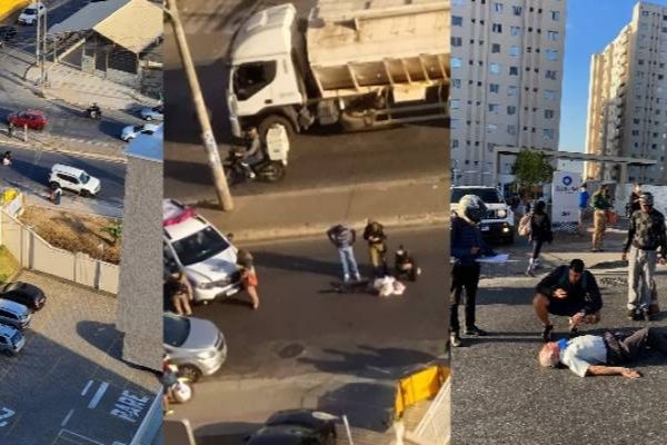 Idoso é atropelado em avenida movimentada de Contagem