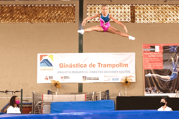Inscrições abertas para Projeto de Ginástica de Trampolim de Contagem