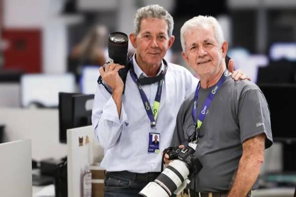 Irmãos fotógrafos José e Antônio Cruz se despedem da EBC após 45 anos 