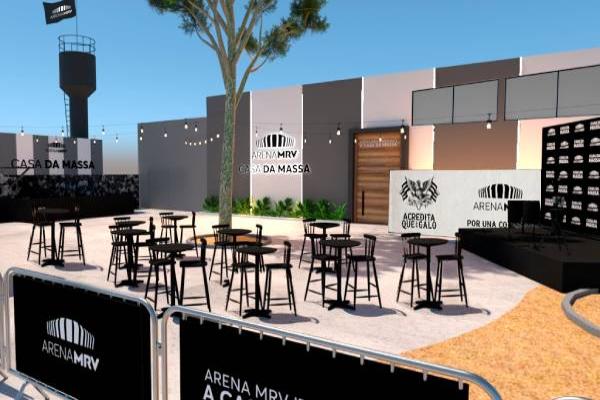 Casa da Massa, Arena MRV itinerante, desembarca em Assunção