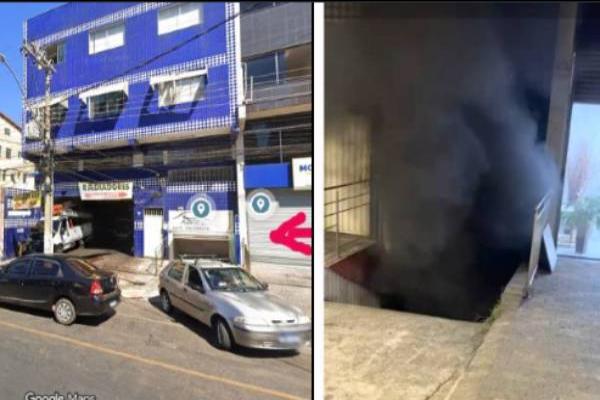 Fogo atinge oficina e danifica 14 veículos em Contagem