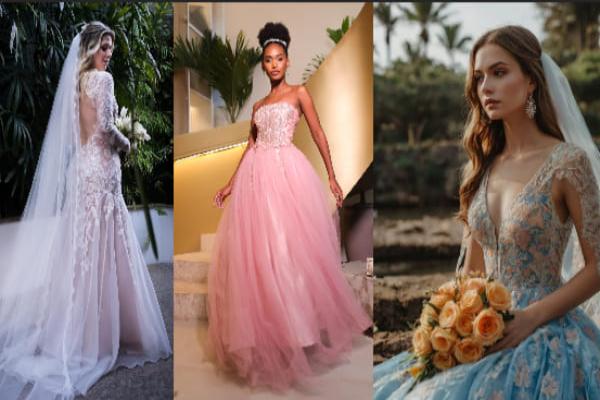 Vestidos de Noiva coloridos transformam o altar em palco da autenticidade 