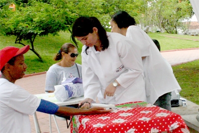 Saúde na Praça, exames grátis