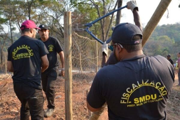 Força-tarefa identifica loteamento irregular e crimes ambientais em Contagem