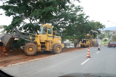 Obra causa transtornos à cidade