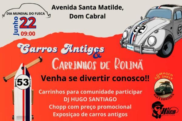 Dia Mundial do Fusca com Encontro de Carros Antigos em BH