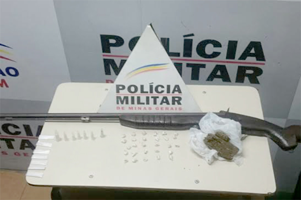 Mais armas e drogas são apreendidas em Contagem