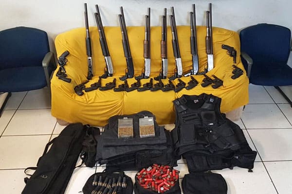 Arsenal roubado em Contagem é recuperado