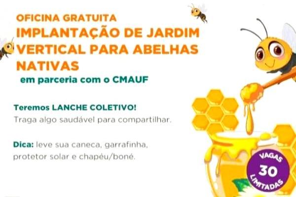 Inscrições abertas para oficina sobre abelhas nativas sem ferrão 