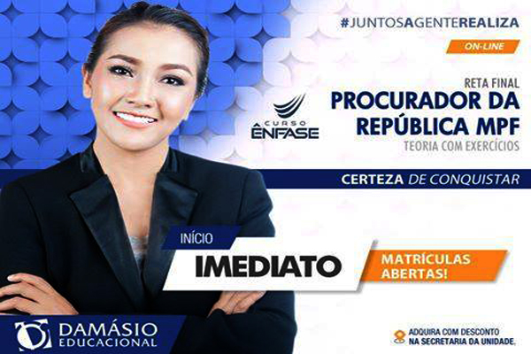 Reta Final para o Concurso de Procurador da República 