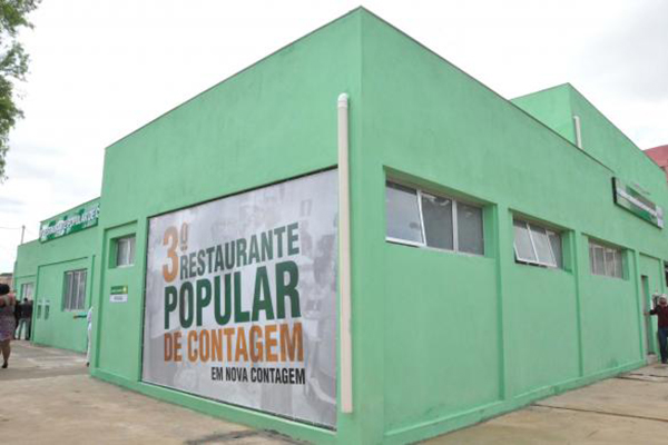 Terceiro restaurante popular de Contagem é inaugurado