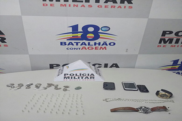 Suspeitos de tráfico de drogas são presos em Vargem das Flores