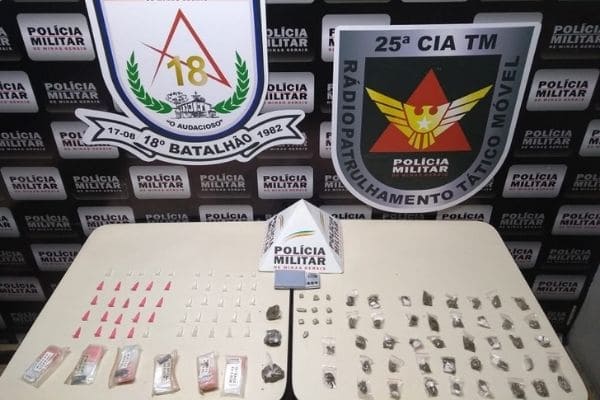 Denúncia anônima leva PM à apreensão de drogas no Sapucaias