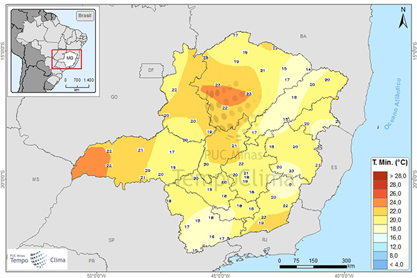 Calor favorece ocorrência de pancadas de chuva em Contagem