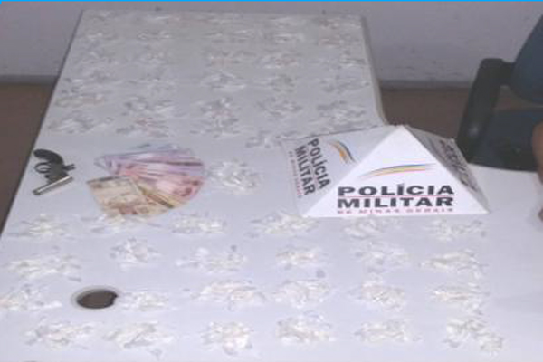 Armas e drogas são apreendidas em bairros de Contagem