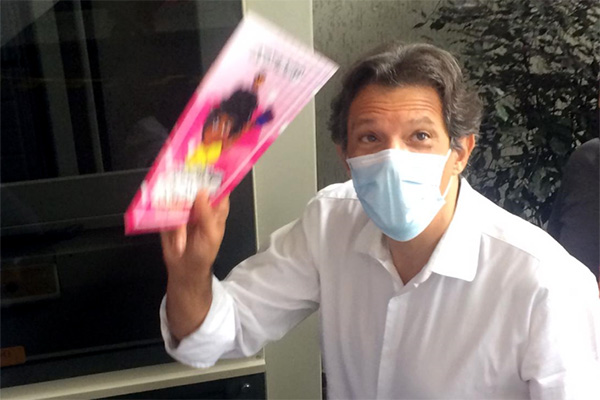 Fernando Haddad visita Contagem e elogia o empenho da prefeita no enfrentamento da pandemia