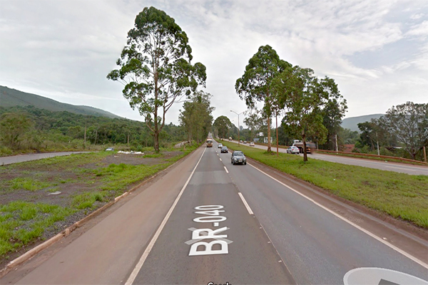 BR-040 terá estreitamentos de pista até sábado