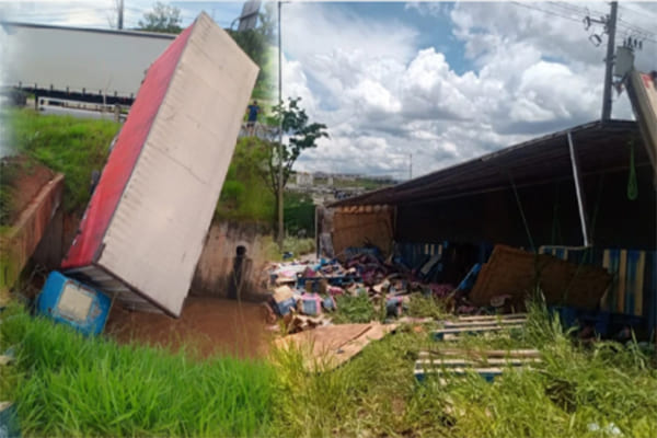 Acidentes mobilizam socorristas e causam congestionamentos 