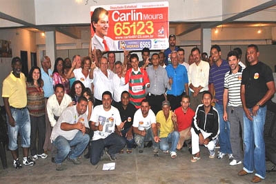 Times de futebol da cidade apoiam Carlin Moura