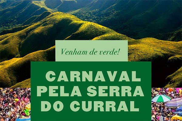 Ambientalistas fazem Carnaval em defesa da Serra do Curral
