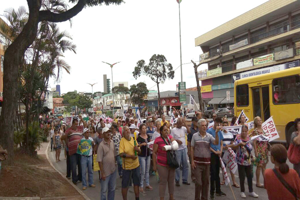 Protesto unificado em Contagem