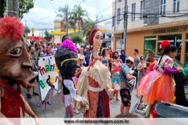 Carnaval segue animando Contagem com blocos e cultura neste fim de semana