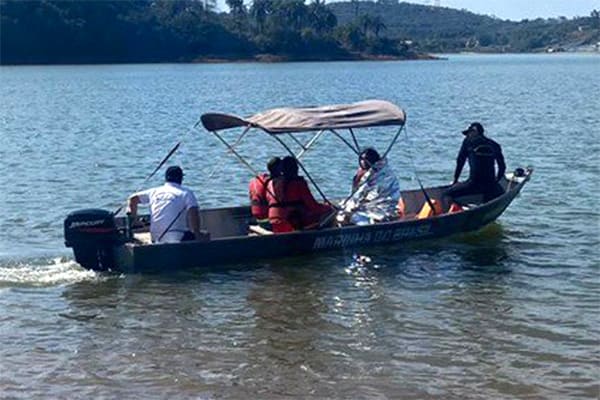 Continua desaparecida vítima de afogamento na Represa Vargem das Flores 