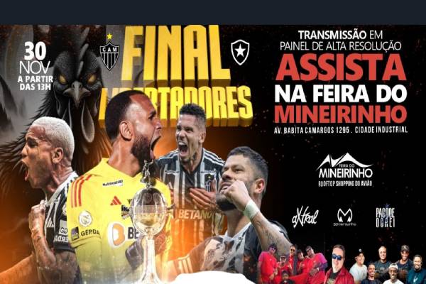 Final da Libertadores, transmissão ao vivo no Shopping do Avião