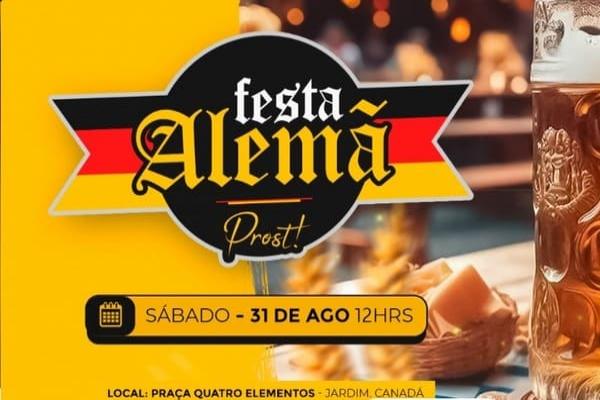 Festa Alemã no Jardim Canadá, em Nova Lima