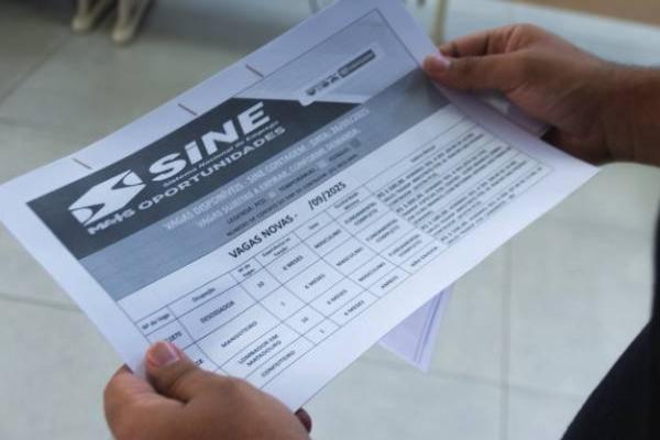 Sine Contagem oferece mais de 2.200 vagas de emprego 