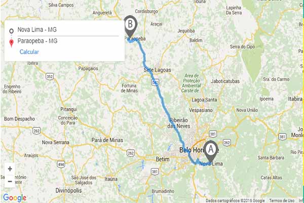 BR-040 tem estreitamento de pista no sentido Minas-Brasília