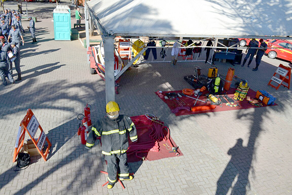 Comércio do Eldorado é vistoriado pelos bombeiros