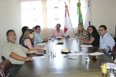 Presidente da Câmara Municipal de Contagem se reúne com a imprensa