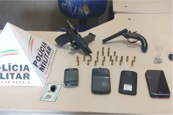 Polícia apreende armas no bairro Jardim Laguna